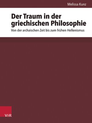 cover image of Der Traum in der griechischen Philosophie